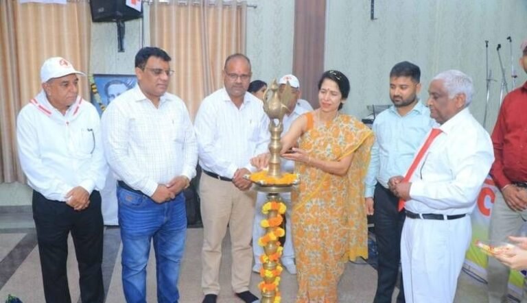 जिला स्तरीय यूथ रेडक्रॉस प्रशिक्षण के पांच दिवसीय प्रशिक्षण शिविर का आयोजन