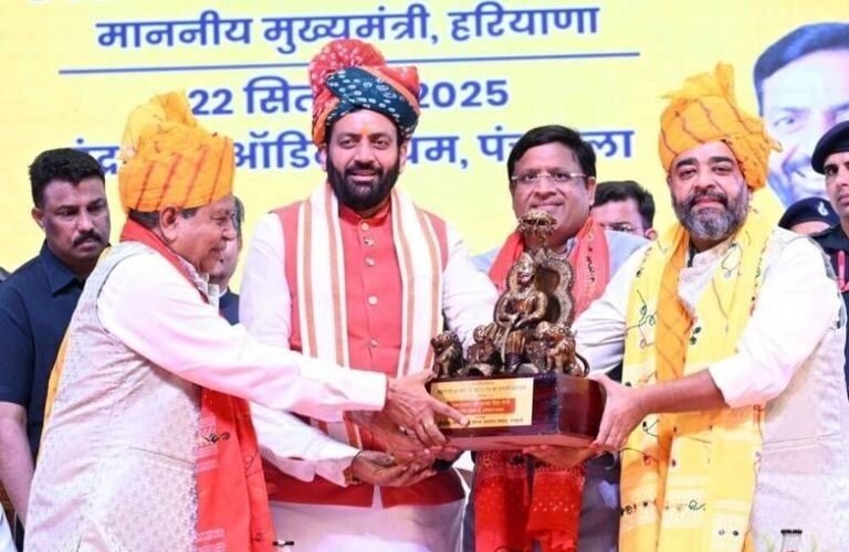 केंद्र और प्रदेश सरकार महाराजा अग्रसेन के दिखाए मार्ग पर चल रही है : नायब सैनी