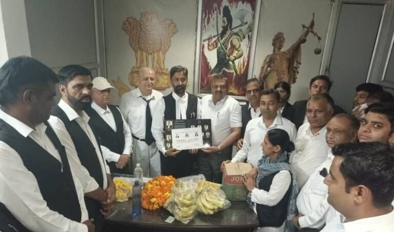 अधिवक्ता पंकज पाराशर बने पंजाब-हरियाणा बार काउंसिल के को-ऑप्टेड सदस्य