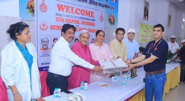 सेवा पखवाड़ा के दौरान एक दिवसीय टीबी स्क्रीनिंग एवं स्वास्थ्य जांच शिविर का आयोजन