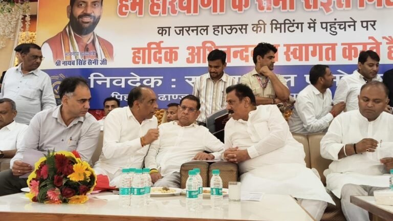 मुख्यमंत्री नायब सैनी ने राइस मिलर्स के बोनस को 15 मार्च से बढ़ाकर किया 30 जून तक : राजेश नागर