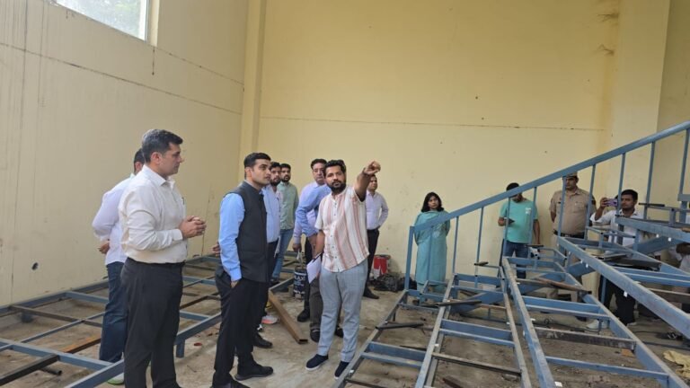 प्रदेश की पहली “स्टेट-ऑफ-द-आर्ट” ई-लाइब्रेरी फरीदाबाद में बनेगी : डीसी विक्रम सिंह