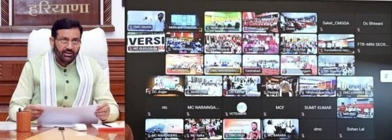 सभी नगर निकायों में एक मई से दो सप्ताह तक चलेगा स्पेशल स्वच्छता अभियान : नायब सैनी